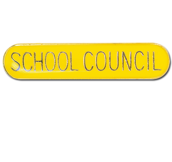 School Council Rounded Edge Bar Badge