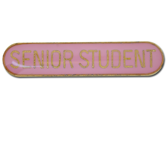 Senior Student Rounded Edge Bar Badge