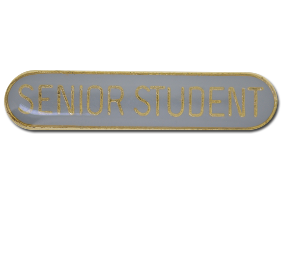 Senior Student Rounded Edge Bar Badge