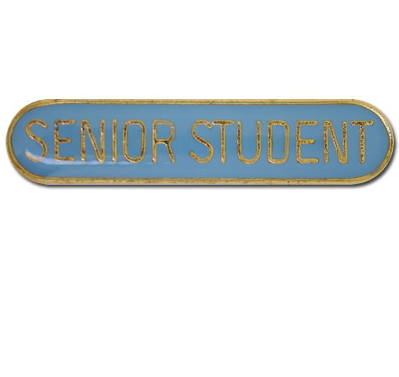 Senior Student Rounded Edge Bar Badge