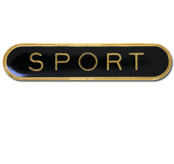 Sport  Rounded Edge Bar Badge