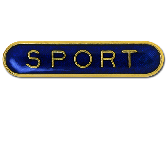 Sport  Rounded Edge Bar Badge