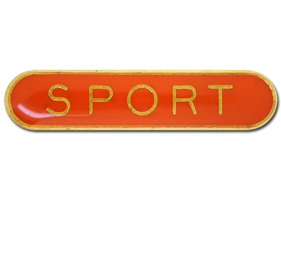 Sport  Rounded Edge Bar Badge