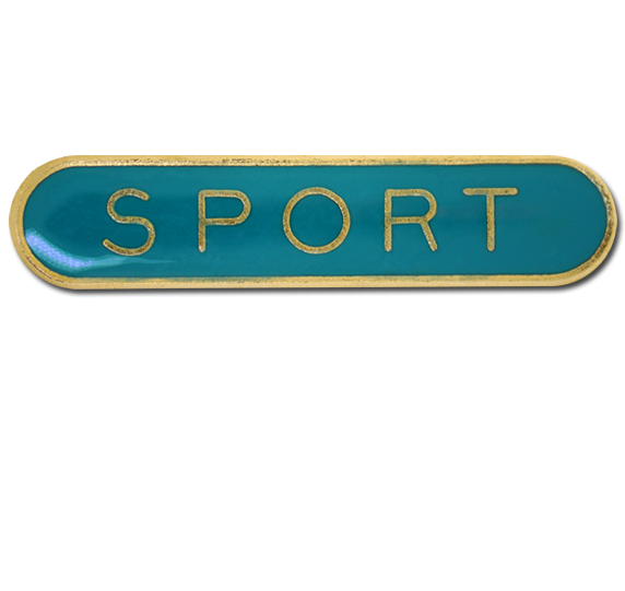 Sport  Rounded Edge Bar Badge