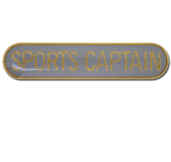 Sports Captain Rounded Edge Bar Badge