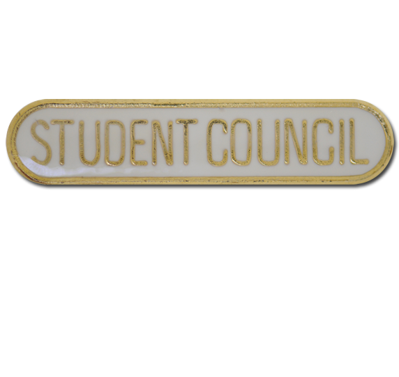 Student Council Rounded Edge Bar Badge