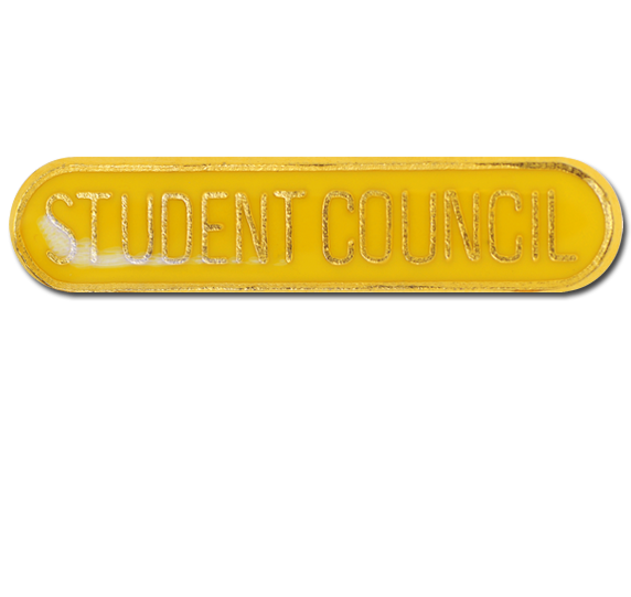 Student Council Rounded Edge Bar Badge