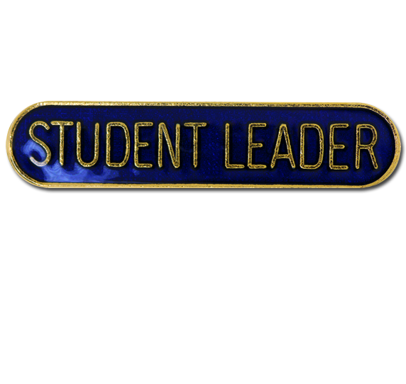 Student Leader Rounded Edge Bar Badge