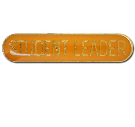 Student Leader Rounded Edge Bar Badge