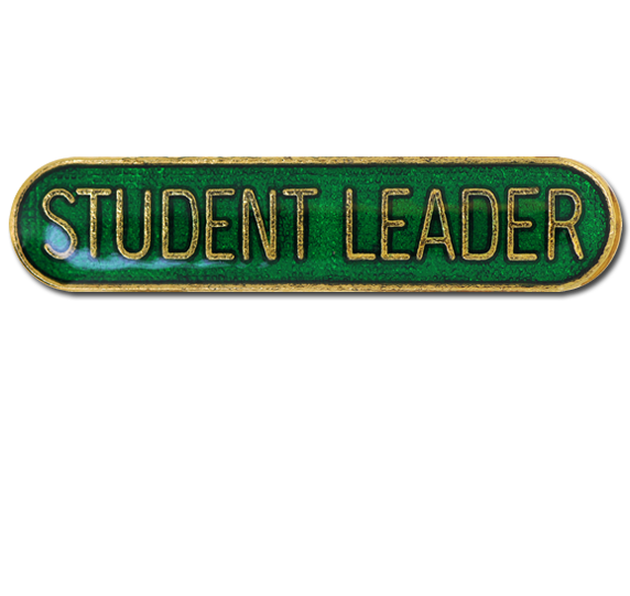 Student Leader Rounded Edge Bar Badge