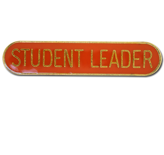 Student Leader Rounded Edge Bar Badge