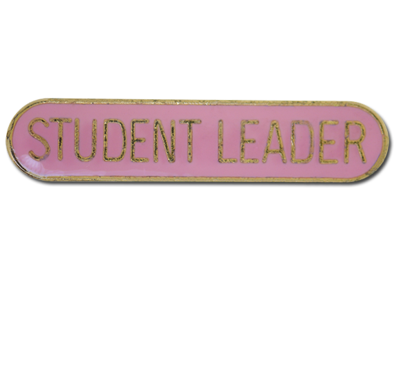 Student Leader Rounded Edge Bar Badge