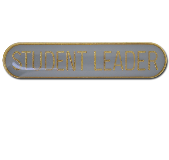 Student Leader Rounded Edge Bar Badge