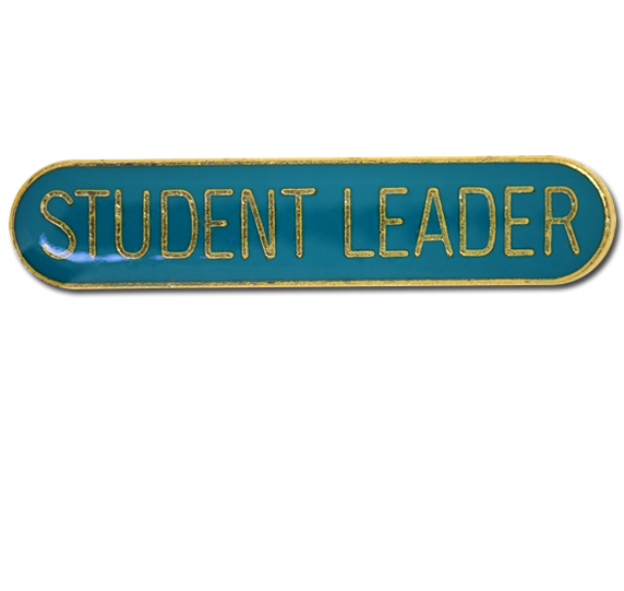 Student Leader Rounded Edge Bar Badge