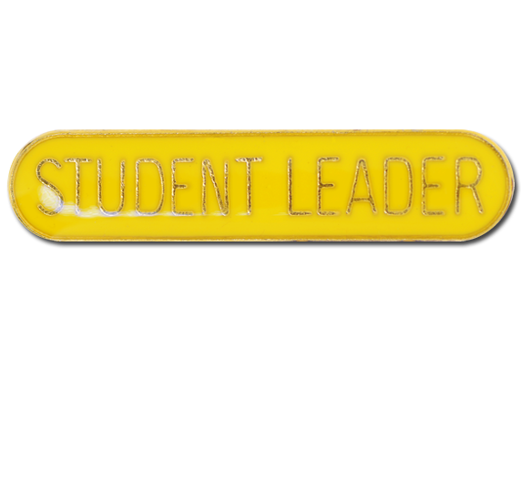 Student Leader Rounded Edge Bar Badge