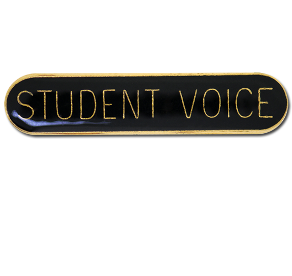 Student Voice Rounded Edge Bar Badge