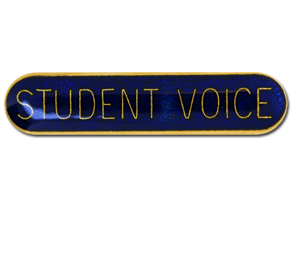 Student Voice Rounded Edge Bar Badge