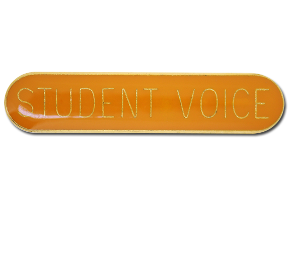 Student Voice Rounded Edge Bar Badge