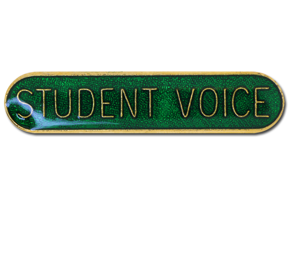 Student Voice Rounded Edge Bar Badge