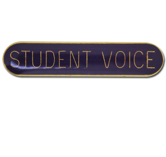 Student Voice Rounded Edge Bar Badge