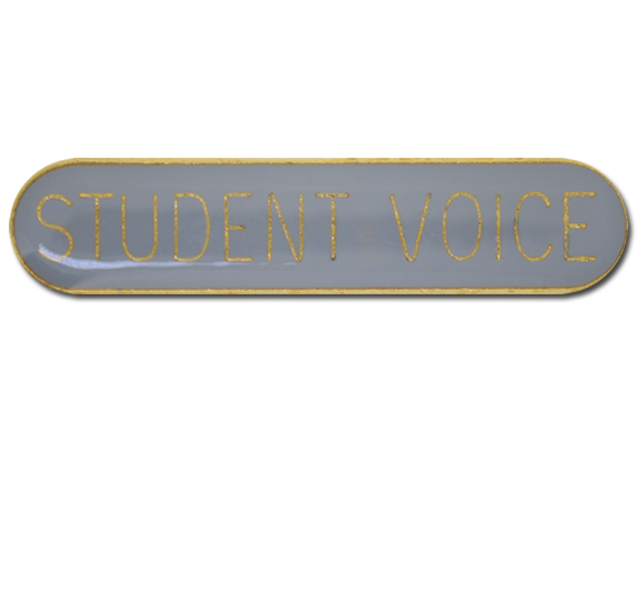 Student Voice Rounded Edge Bar Badge