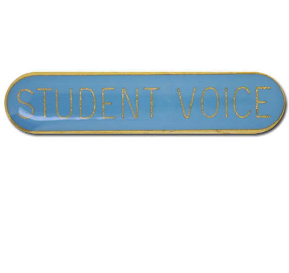 Student Voice Rounded Edge Bar Badge