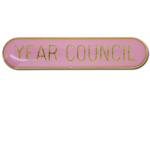 Year Council Rounded Edge Bar Badge