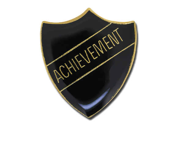 Achievement Enamelled Shield Badge