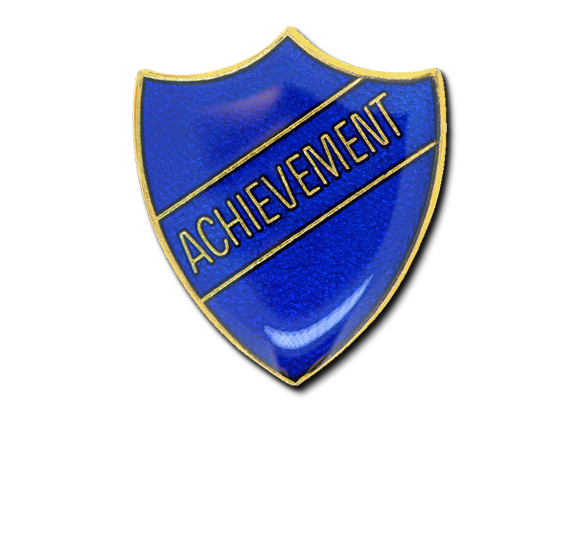 Achievement Enamelled Shield Badge