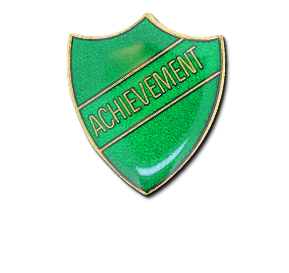 Achievement Enamelled Shield Badge