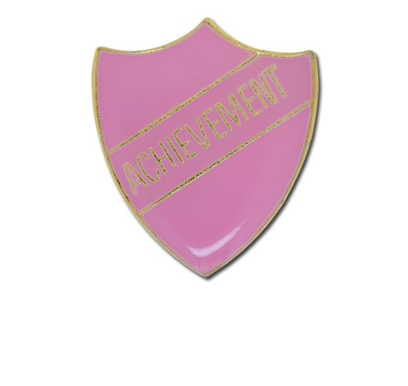 Achievement Enamelled Shield Badge