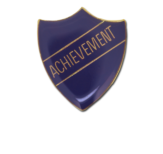 Achievement Enamelled Shield Badge