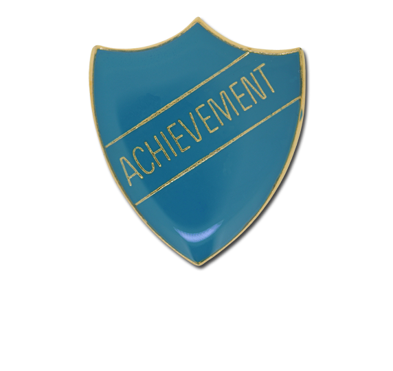 Achievement Enamelled Shield Badge