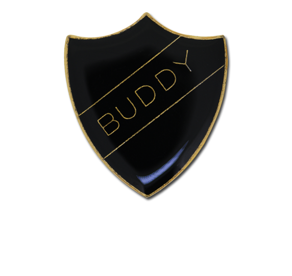 Buddy Enamelled Shield Badge