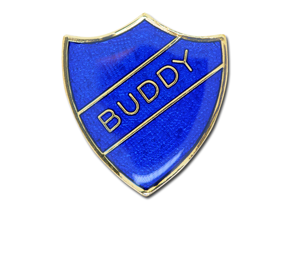 Buddy Enamelled Shield Badge