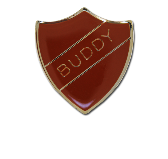 Buddy Enamelled Shield Badge