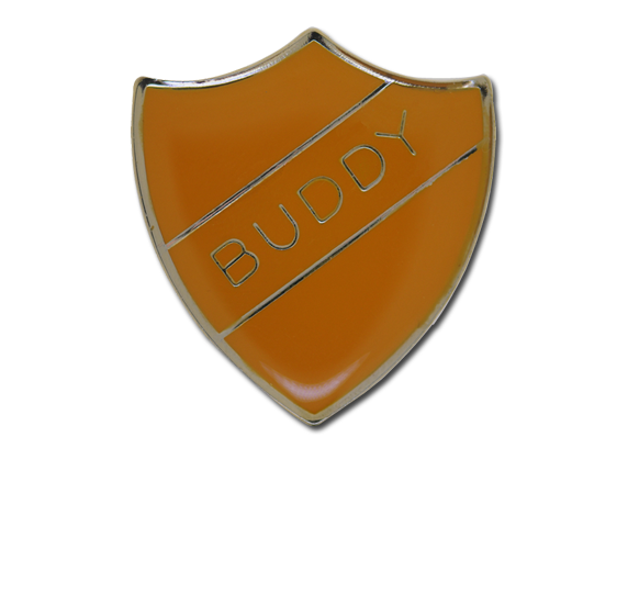 Buddy Enamelled Shield Badge