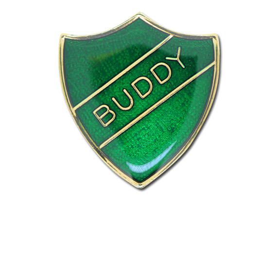 Buddy Enamelled Shield Badge