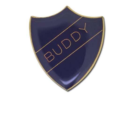 Buddy Enamelled Shield Badge