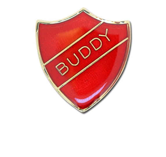 Buddy Enamelled Shield Badge