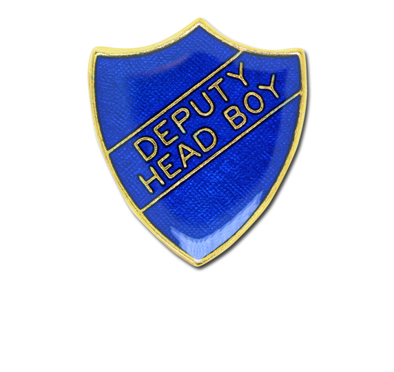 Deputy Head Boy Enamelled Shield Badge