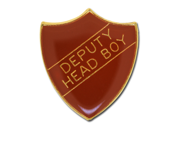 Deputy Head Boy Enamelled Shield Badge