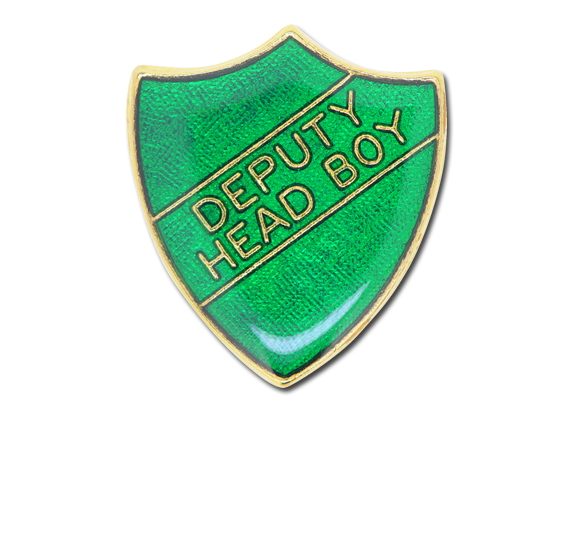 Deputy Head Boy Enamelled Shield Badge