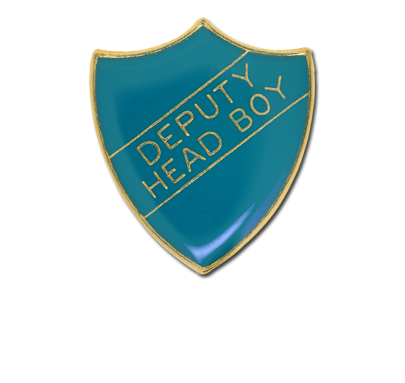 Deputy Head Boy Enamelled Shield Badge
