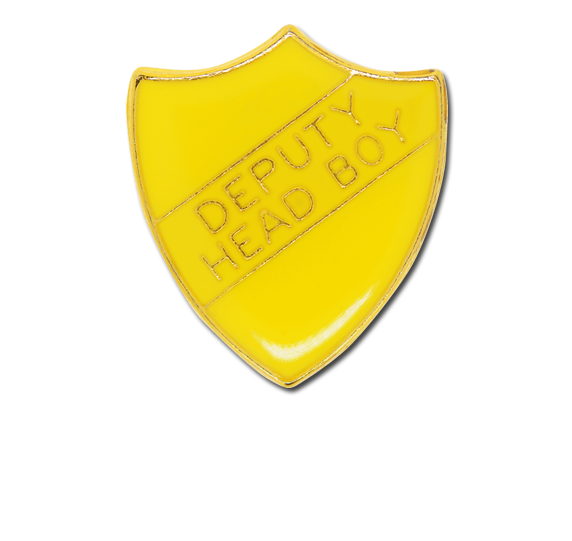 Deputy Head Boy Enamelled Shield Badge