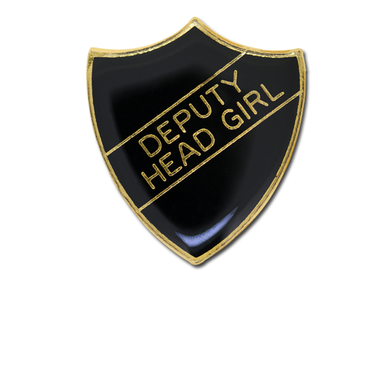 Deputy Head Girl Enamelled Shield Badge