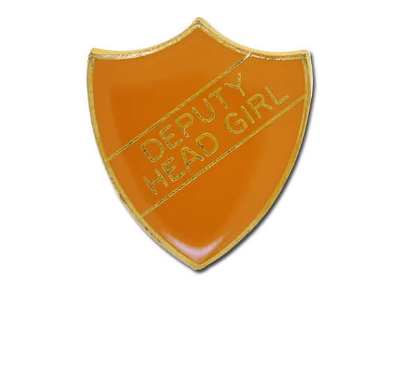 Deputy Head Girl Enamelled Shield Badge