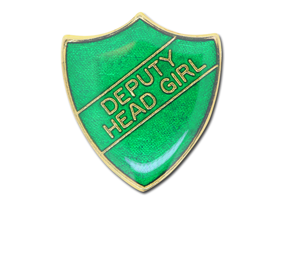 Deputy Head Girl Enamelled Shield Badge