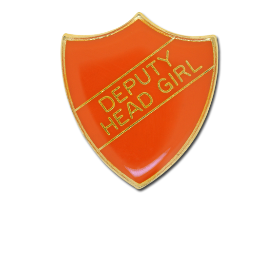 Deputy Head Girl Enamelled Shield Badge