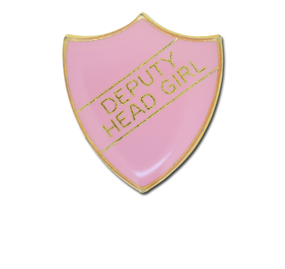 Deputy Head Girl Enamelled Shield Badge